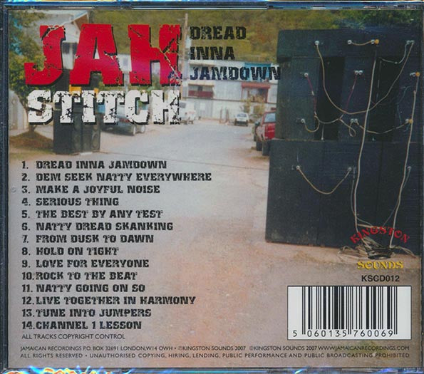 Jah Stitch CD - Dread Inna Jamdown