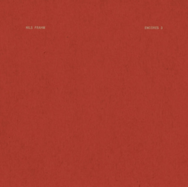 Nils Frahm LP Vinyl Record - Encores 3