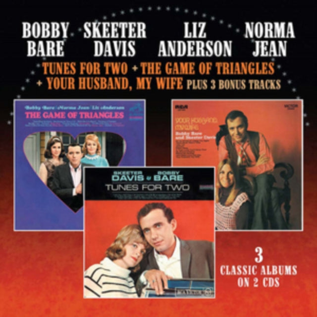 Bobby Bare & Skeeter Davis CD - Tunes For Two/Game Of Triangles