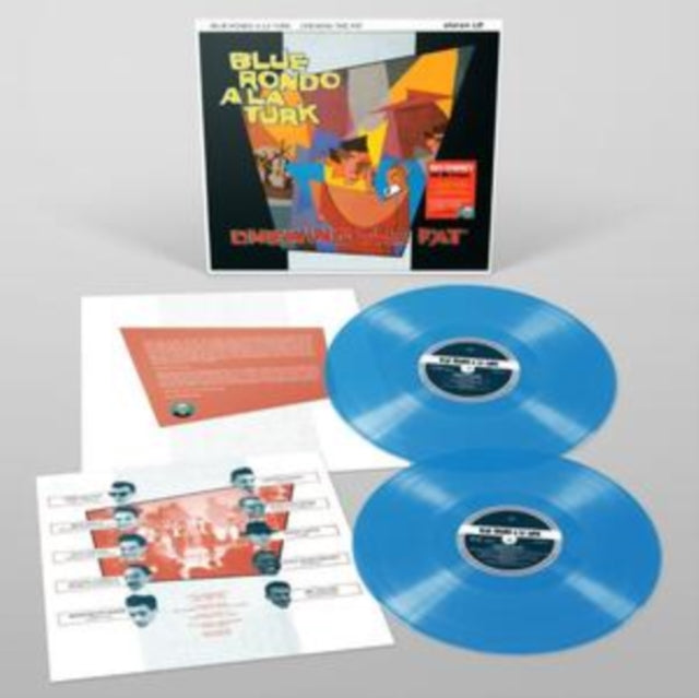 Blue Rondo A La Turk LP Vinyl Record Chewing The Fat Gc Lost 80S (Translucent Blue Vinyl)