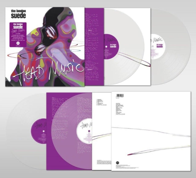 London Suede LP Vinyl Record - Head Music (Clear Vinyl)