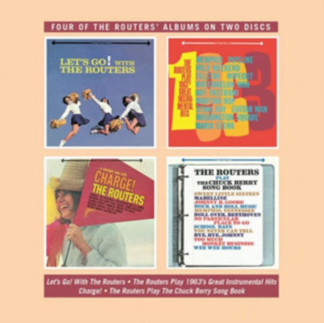 Routers CD - Let's Go! With The Routers / The Routers Play 19 63's Great Instrumental Hits / Charge! / The Routers Play The Chuck Berry Song Book