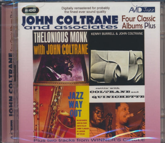 John Coltrane CD - Four Classic Albums Plus (Thelonious Monk With John Coltrane / Cattin' With Coltrane And Quinichette / Jazz Way Out / Kenny Burrell & John Coltrane)