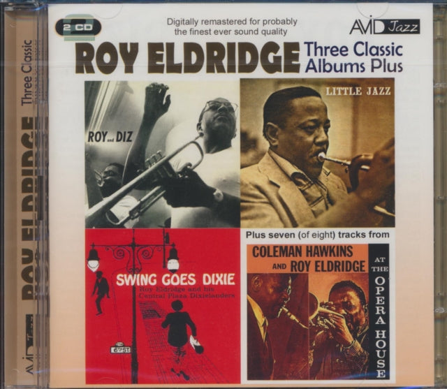 Roy Eldridge CD - Three Classic Albums Plus (Roy And Diz / Little Jazz / Swing Goes Dixie)