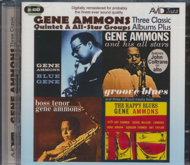 Gene Ammons CD - Three Classic Albums Plus (Groove Blues / Boss Tenor / Blue Gene)