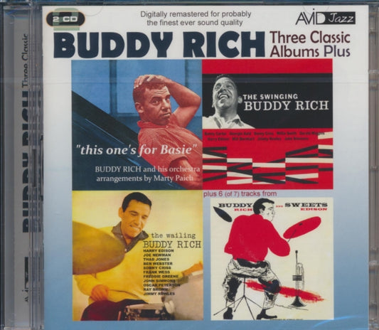 Buddy Rich CD - Three Classic Albums Plus (The Wailing Buddy Rich / The Swinging Buddy Rich / This One's For Basie)