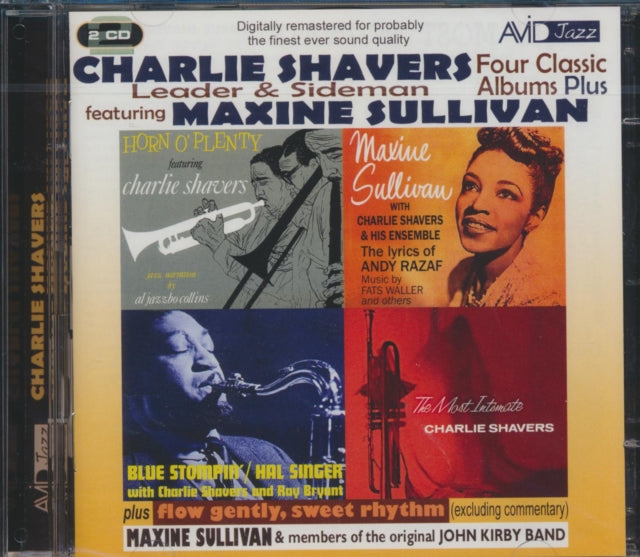 Charlie Shavers Feat Maxine Sullivan CD - Four Classic Albums Plus (Tribute To Andy Razaf / Horn O'plenty / The Most Intimate / Blue Stompin')