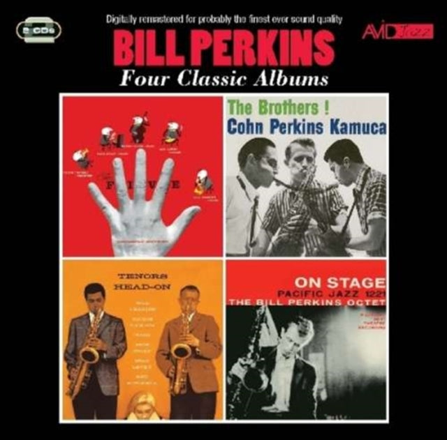 Bill Perkins CD - Four Classic Albums (The Five / The Brothers! / Tenors Head-On / On Stage)
