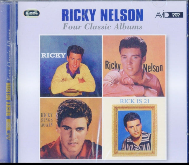 Ricky Nelson CD - Four Classic Albums (Ricky / Ricky Nelson / Ricky Sings Again / Rick Is 21)