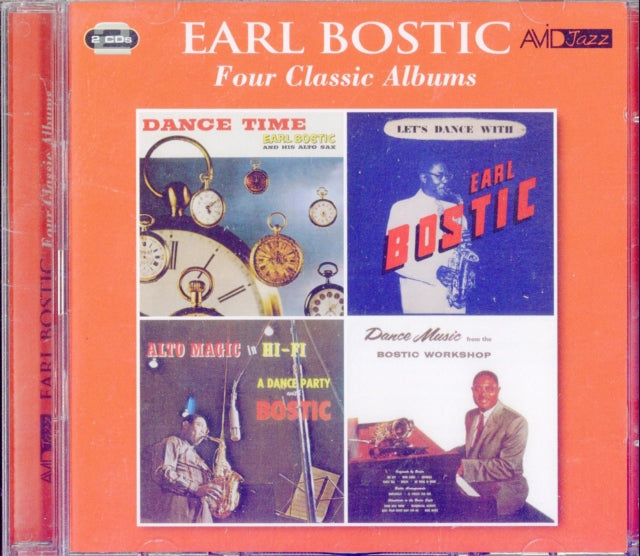Earl Bostic CD - Four Classic Albums (Dance Time / Let's Dance / Alto Magic In Hi-Fi / Dance Music From The Bostic Workshop)