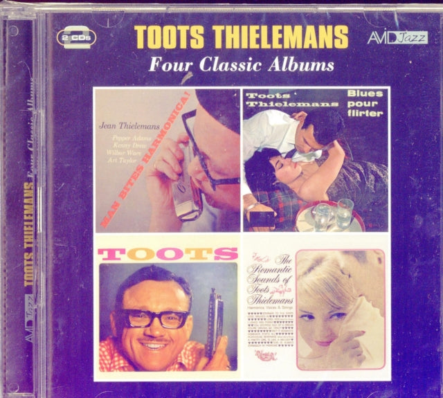 Toots Thielemans CD - Four Classic Albums (Man Bites Harmonica / Blues Pour Flirter / Toots Thielemans / The Romantic Sounds Of Toots Thielemans)