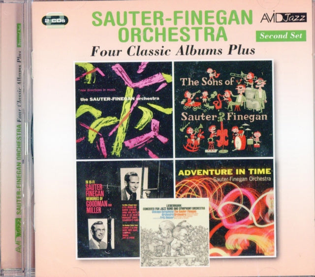 Sauter-Finegan Orchestra CD - Four Classic Albums Plus (New Directions In Music / The Sons Of Sauter Finegan / Adventures In Time / Memories Of Goodman & Miller)