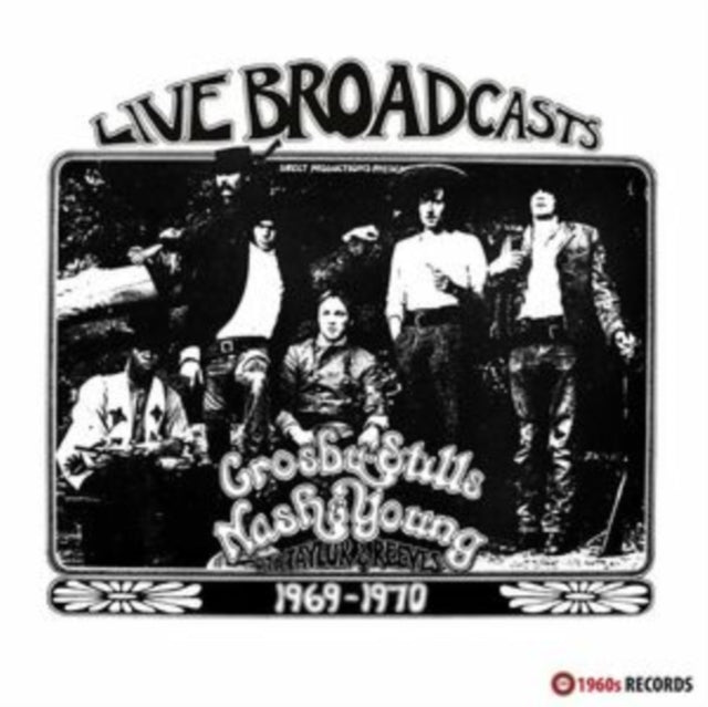 Crosby / Stills / Nash & Young LP Vinyl Record Live Broadcasts 19 6919 70