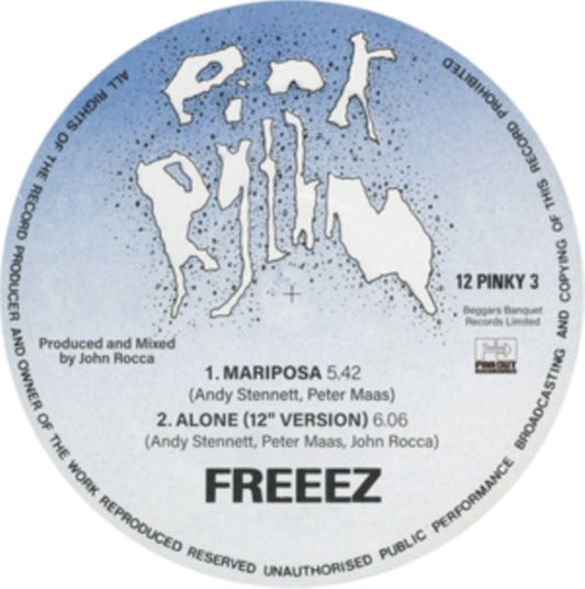Freeez LP Vinyl Record - Mariposa/ Alone