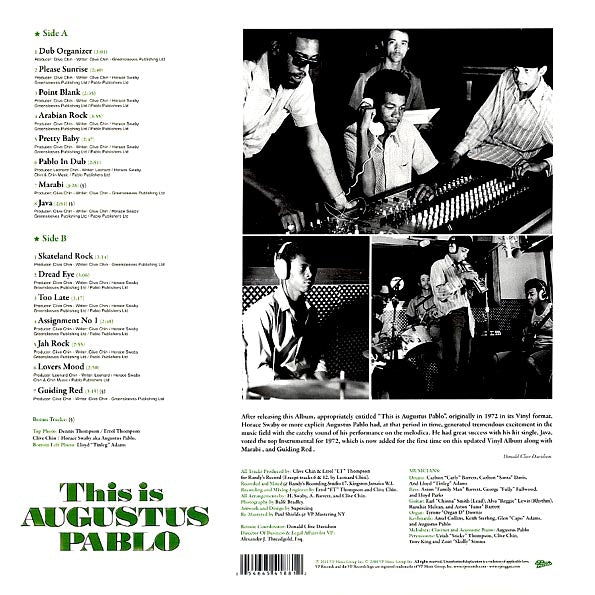 Augustus Pablo LP - This Is Augustus Pablo