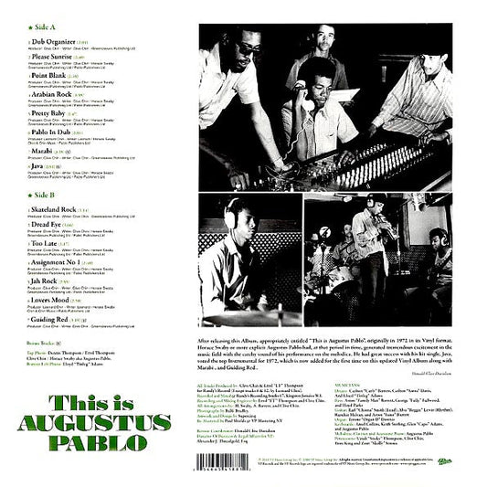 Augustus Pablo LP - This Is Augustus Pablo