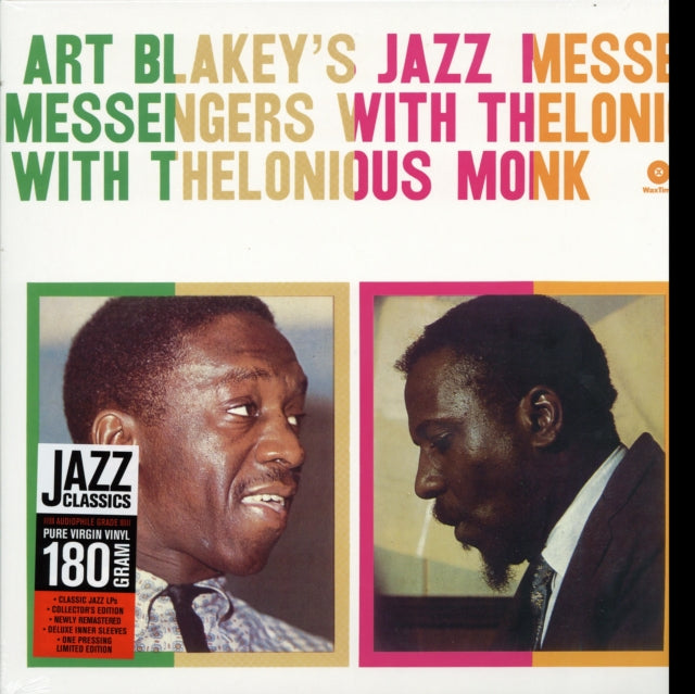 Art Blakey LP Vinyl Record Art Blakey's Jazz Messengers With Thelonious Monk