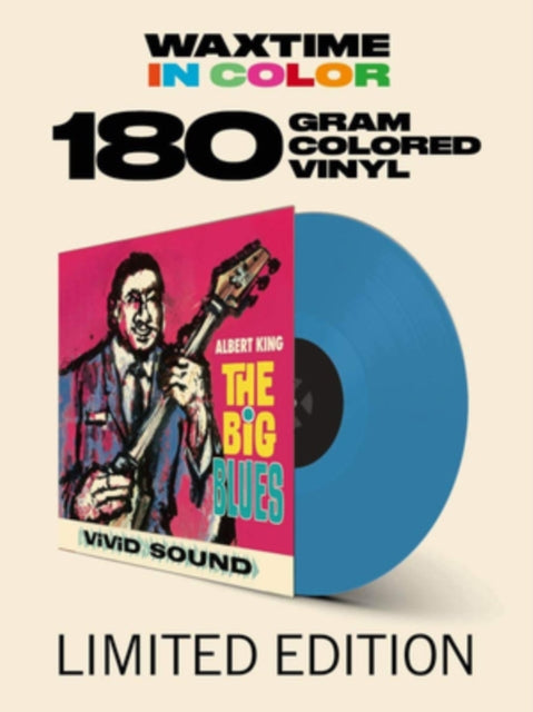 Albert King LP Vinyl Record The Big Blues (Limited Solid Blue Vinyl)
