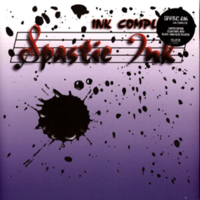Spastic Ink LP - Ink Complete (Black/Aqua Splatter Vinyl)