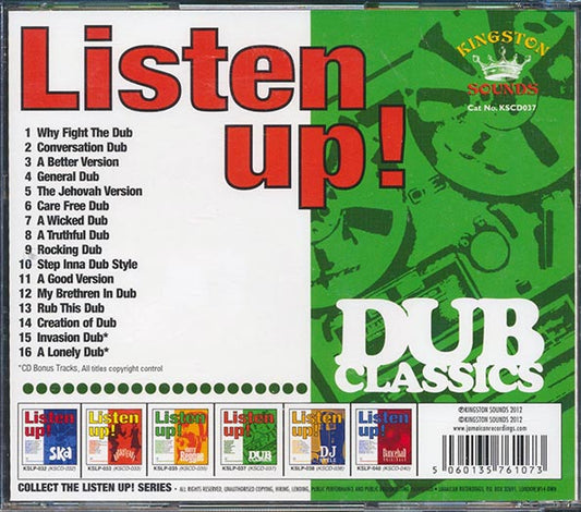 King Tubby CD - Listen Up: Dub Classics