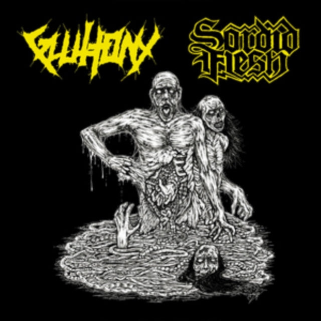 Gluttony / Sordid Flesh CD - Gluttony / Sordid Flesh Split