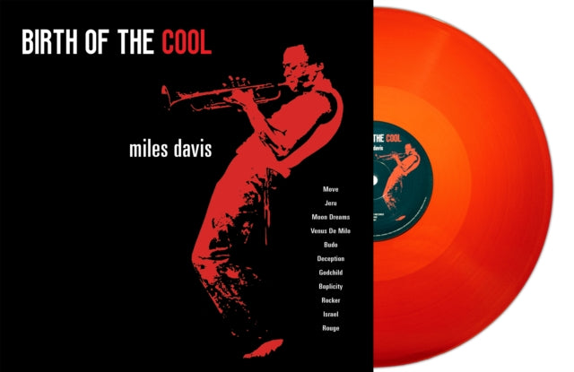 Miles Davis LP Vinyl Record - Birth Of The Cool (Transparent Red Vinyl)