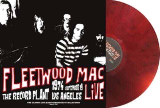 Fleetwood Mac LP Vinyl Record - Live At The Record Plant 19 74 (Red Marble Vinyl)