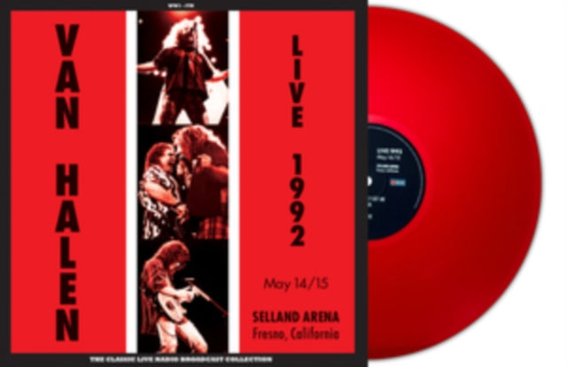 Van Halen LP Vinyl Record - Live At Selland Arena Fresno 1992 (Red Vinyl)