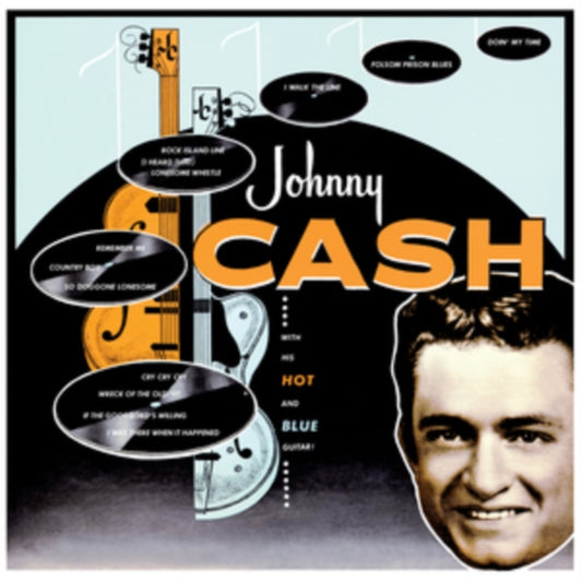 Johnny Cash LP Vinyl Record With His Hot And Blue Guitar