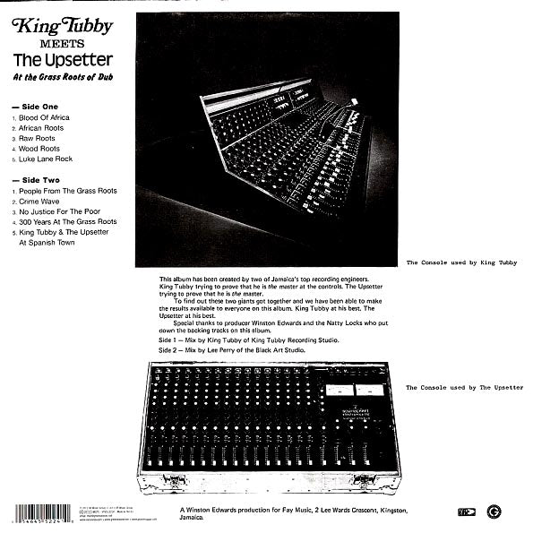 King Tubby, Lee Perry LP - King Tubby Meets The Upsetter At The Grass Roots Of Dub