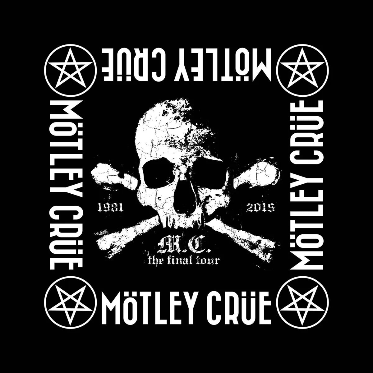 Mötley Crüe Bandana - The Final Tour