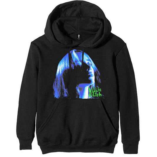 Billie Eilish Hoodie - Neon Shadow Blue