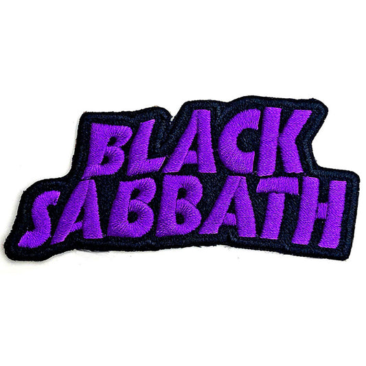 Black Sabbath Patch - Cut-Out Wavy Logo Woven Patch
