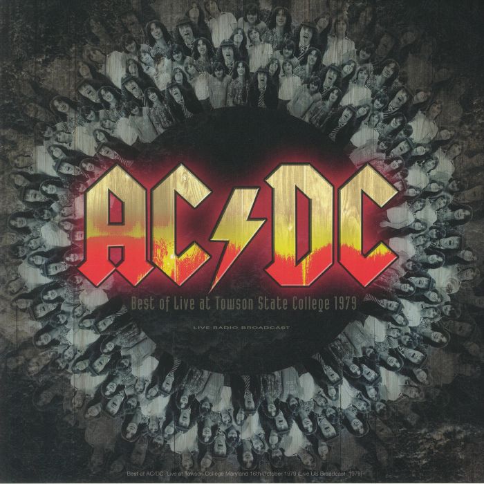 AC/DC LP Vinyl Record - Best Of Live At Towson State College 19 79
