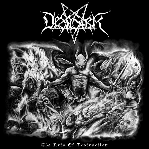 Desaster LP - The Arts Of Destruction (Trans Red/Black White Vinyl) | Buy Now For 64.99