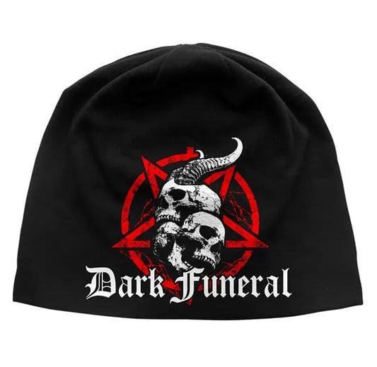 Dark Funeral Beanie - Skulls & Pentagram