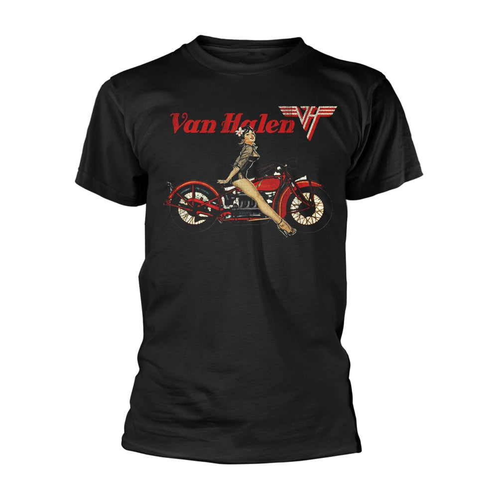 Van Halen T Shirt - Pinup Motorcycle | Buy Now For 29.99
