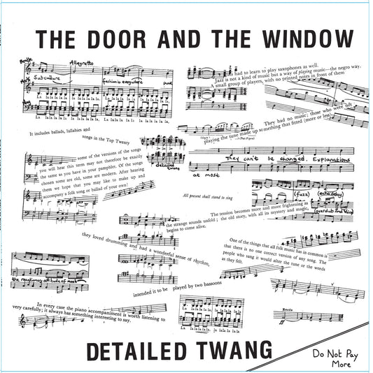 The Door And The Window LP - Detailed Twang | Buy Now For 21.99