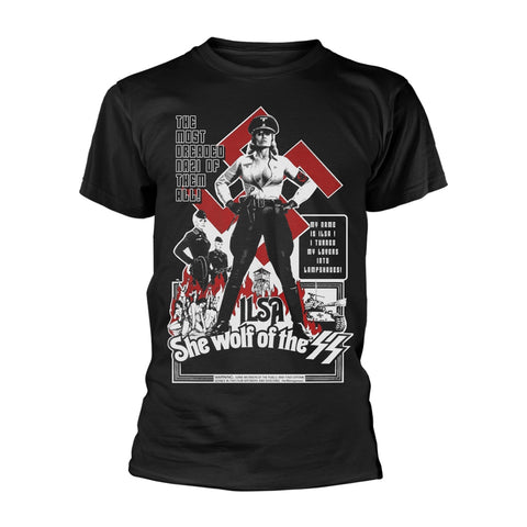 Ilsa: She Wolf Of The Ss T Shirt - Ilsa She Wolf Of The S.S. (Black) | Buy Now For 19.99