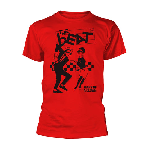  The Beat T Shirt - Tears Of A Clown (Red) | Buy Now For 24.99