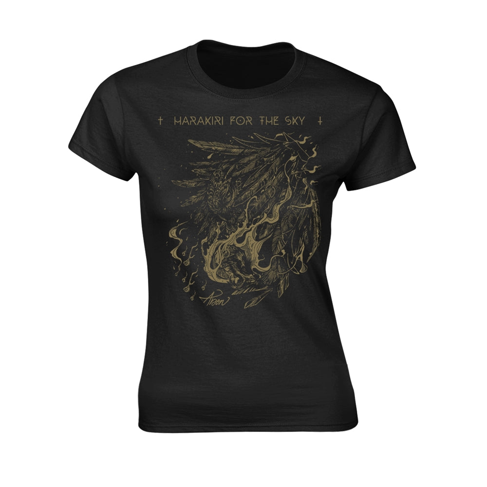 Harakiri For The Sky Women's T Shirt - Arson Gold | Buy Now For 24.99