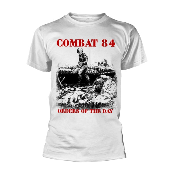 Combat 84 T Shirt - Orders Of The Day (White) | Buy Now For 24.99