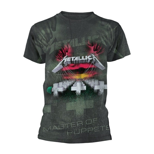 Metallica T Shirt - Master Of Puppets (All Over)