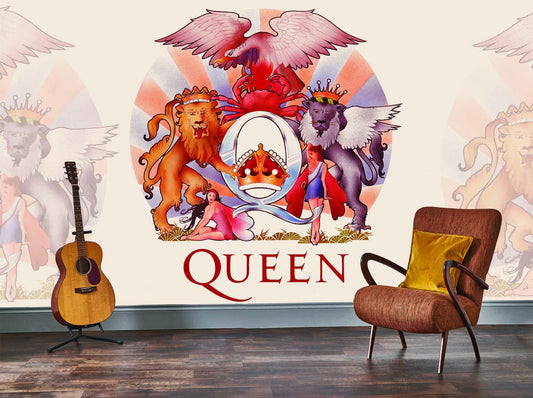 Rock Roll Queen Mural - Crest