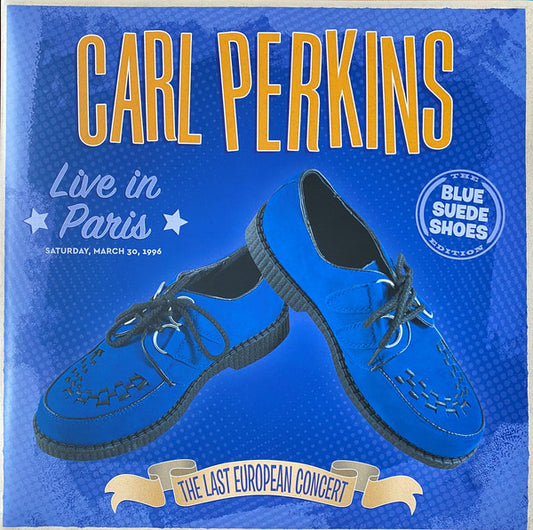 Carl Perkins LP - Live In Paris - The Last European Concert (Blue Vinyl) (Rsd 2020)