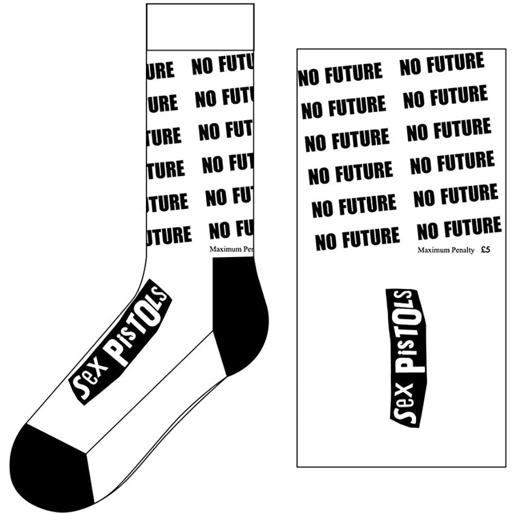 The Sex Pistols White Socks - No Future