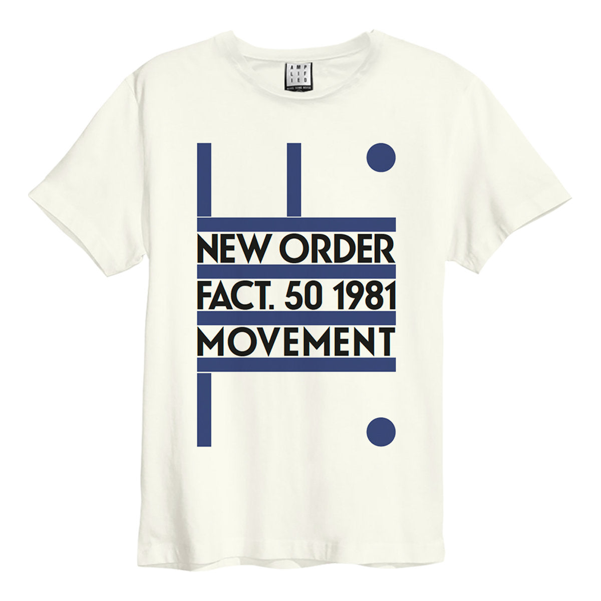 New Order T Shirt - Movement Amplified Vintage | Buy Now For 29.99