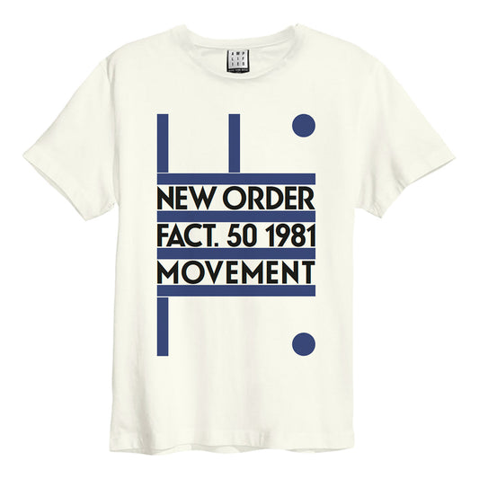New Order T Shirt - Movement Amplified Vintage | Buy Now For 29.99