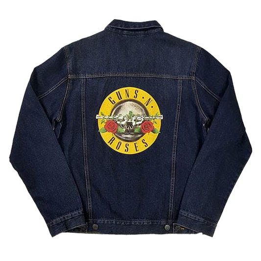 Guns N' Roses Denim Jacket - Classic Logo (With Back Print)
