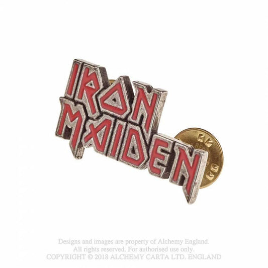 Iron Maiden Pin Badge - Enamelled Logo